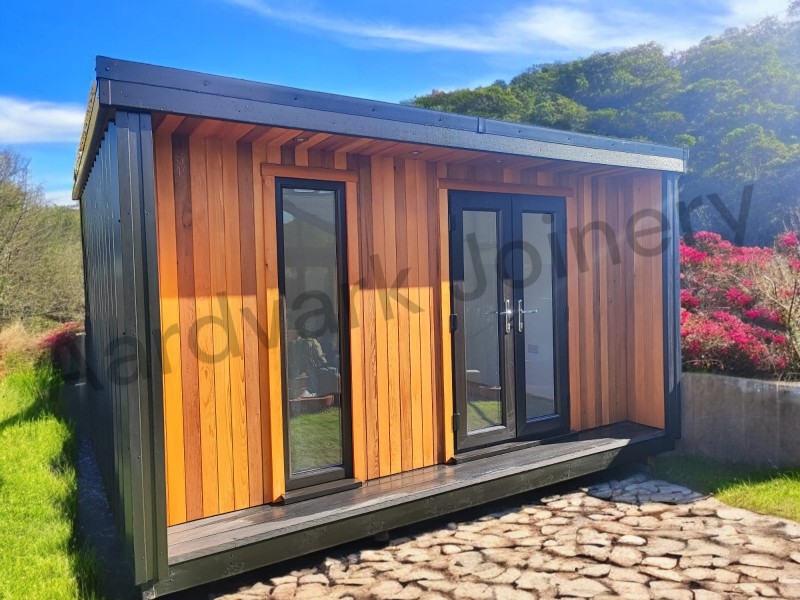 Metal clad garden room, cedar garden room, ho