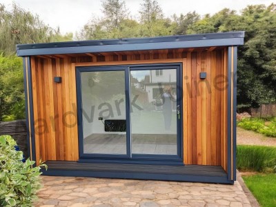 Metal clad garden room, cedar garden room, ho